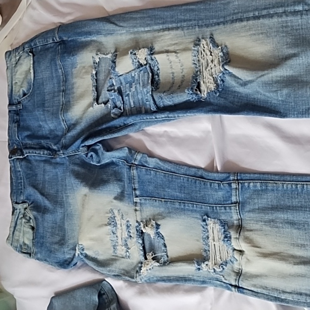 Men's "CRISP DENIM" blue jeans size 42 - Picture 2 of 5